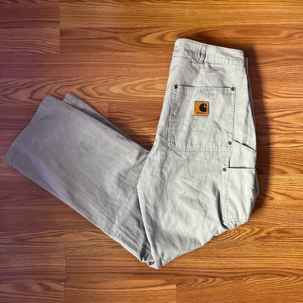 Light Grey Carhartt Utility Pants